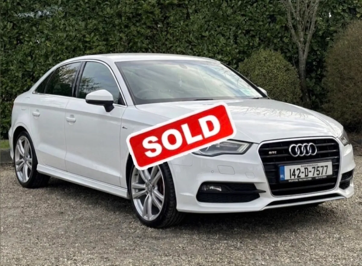 Audi A3 Saloon S-Line **Low kms** - Image 1