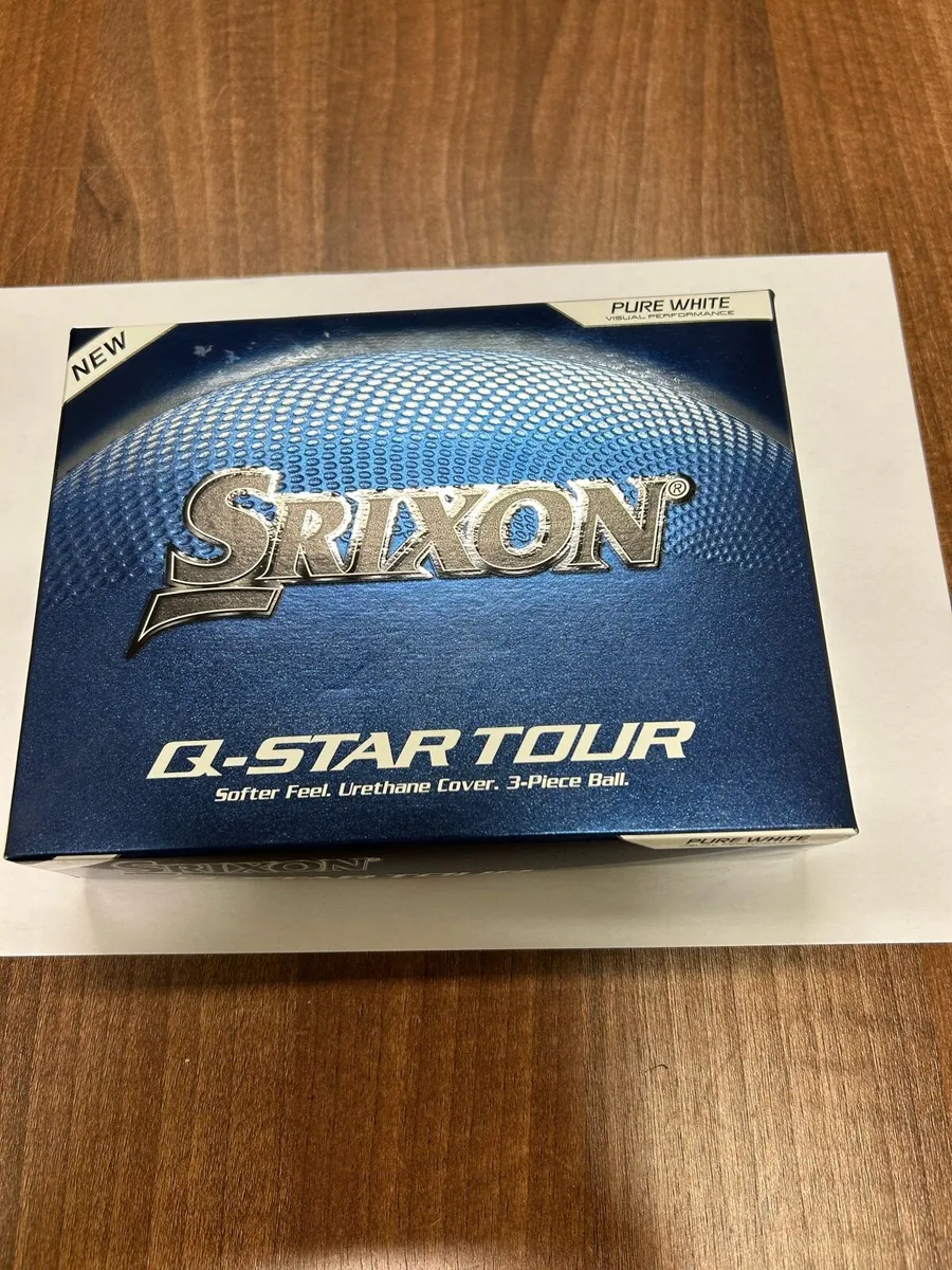 Brand New Srixon Q Star Tour Pure White