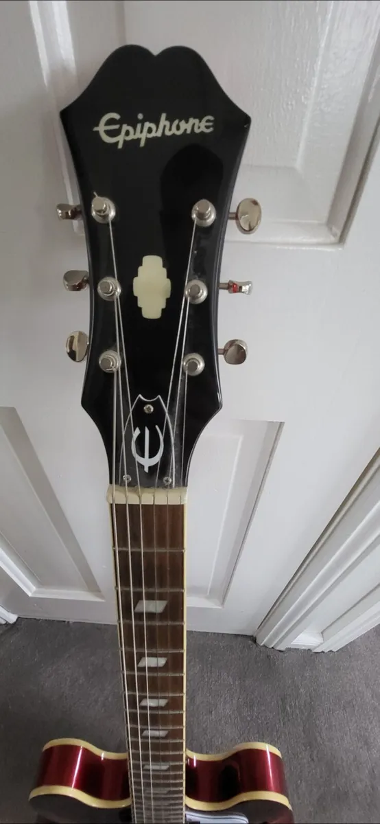 Epiphone Riviera Spakling Burgundy - Image 3