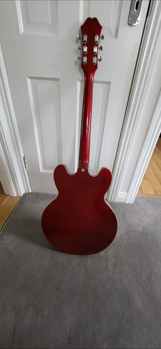 Epiphone Riviera Spakling Burgundy - Image 4