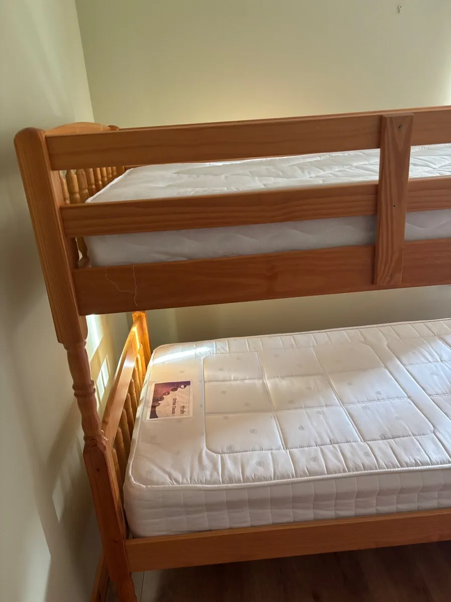 Bunks beds with mattresses x2 - Image 3