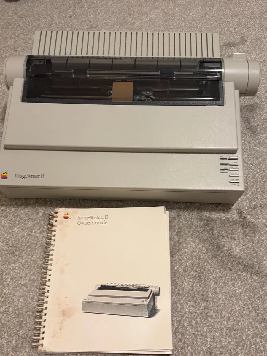 Vintage 1987 Macintosh FULL SET including printer - Image 3