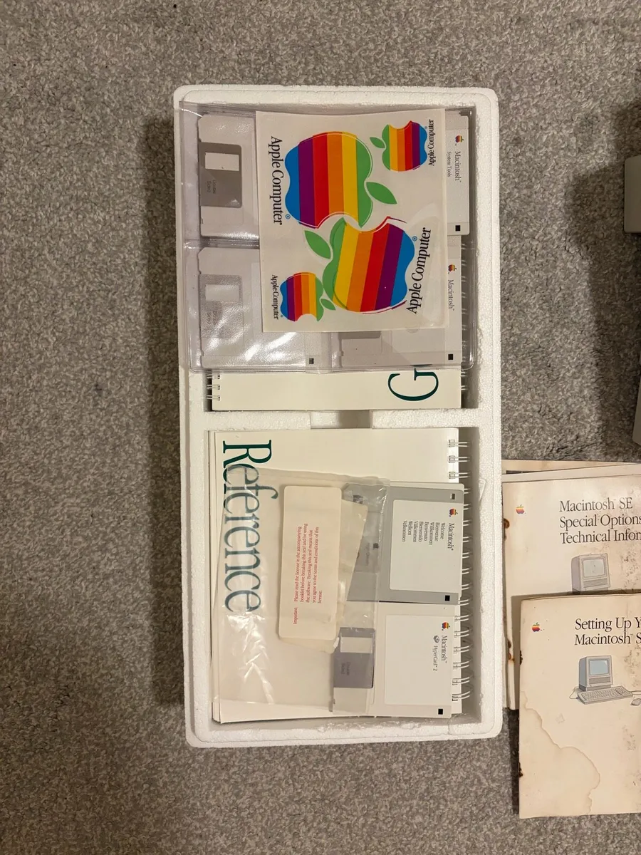 Vintage 1987 Macintosh FULL SET including printer - Image 4