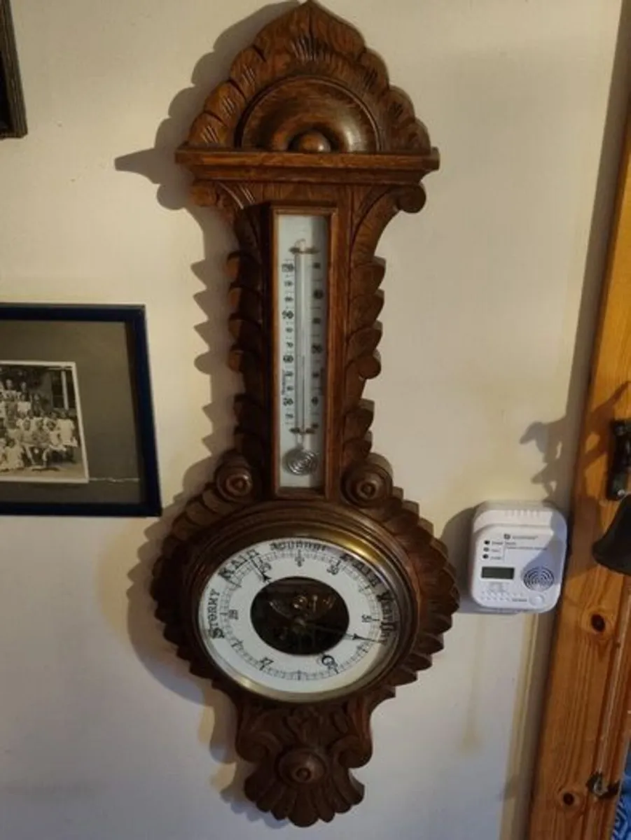Large Victorian Banjo Barometer - Image 2