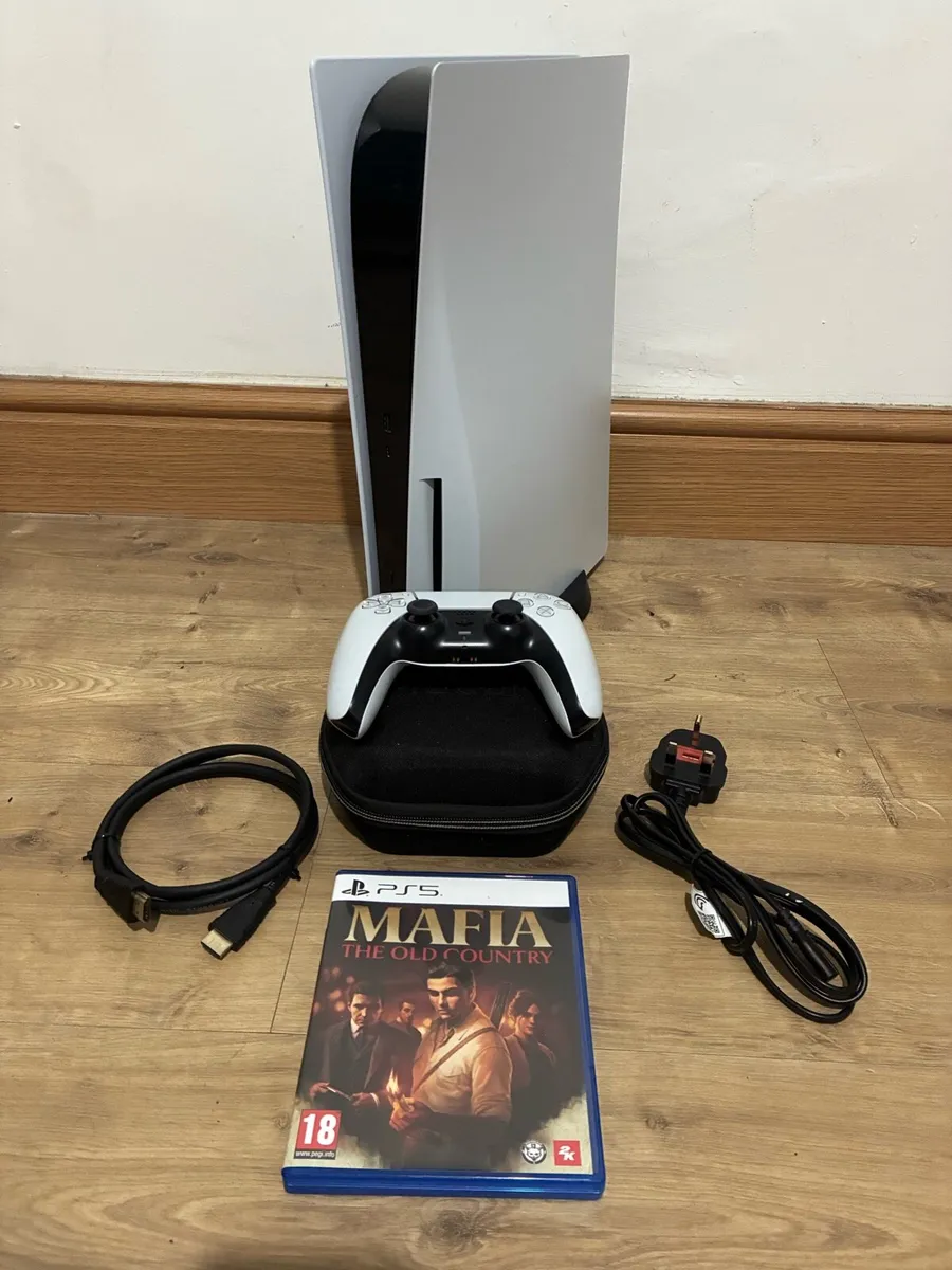 Sony PlayStation 5 (Digital) + Game + Controller - Image 1