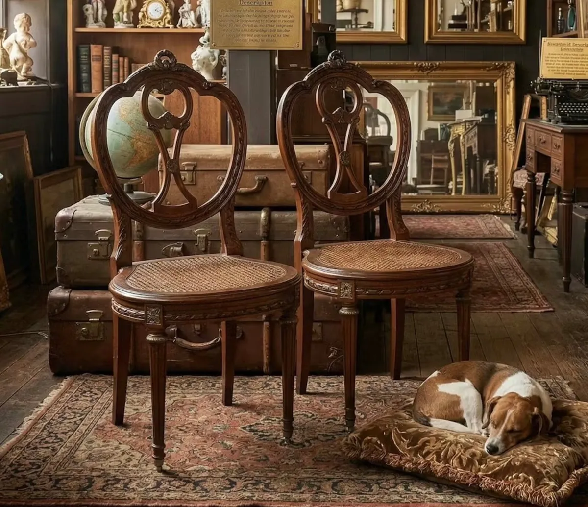 Very nice pair of chairs ...