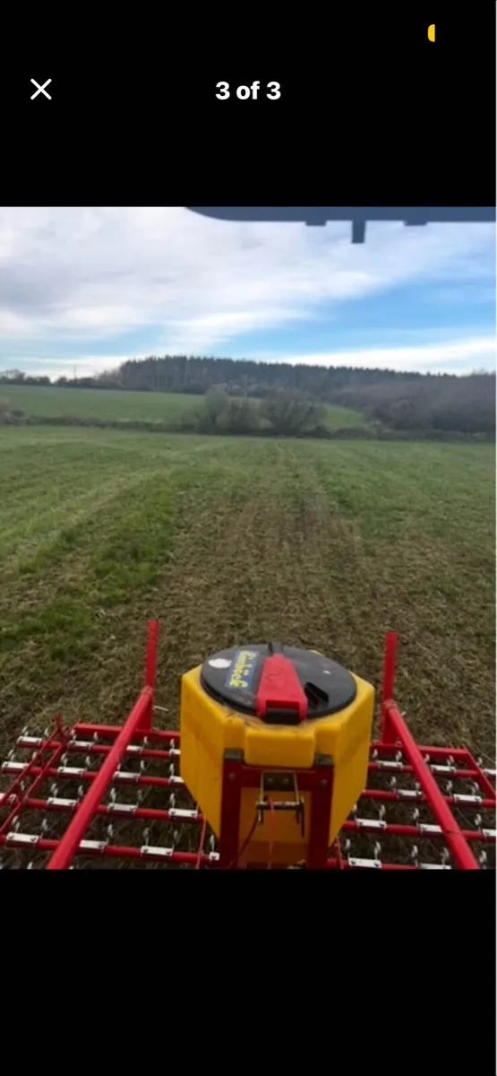Jarmet tine harrow c/w seeder - Image 3