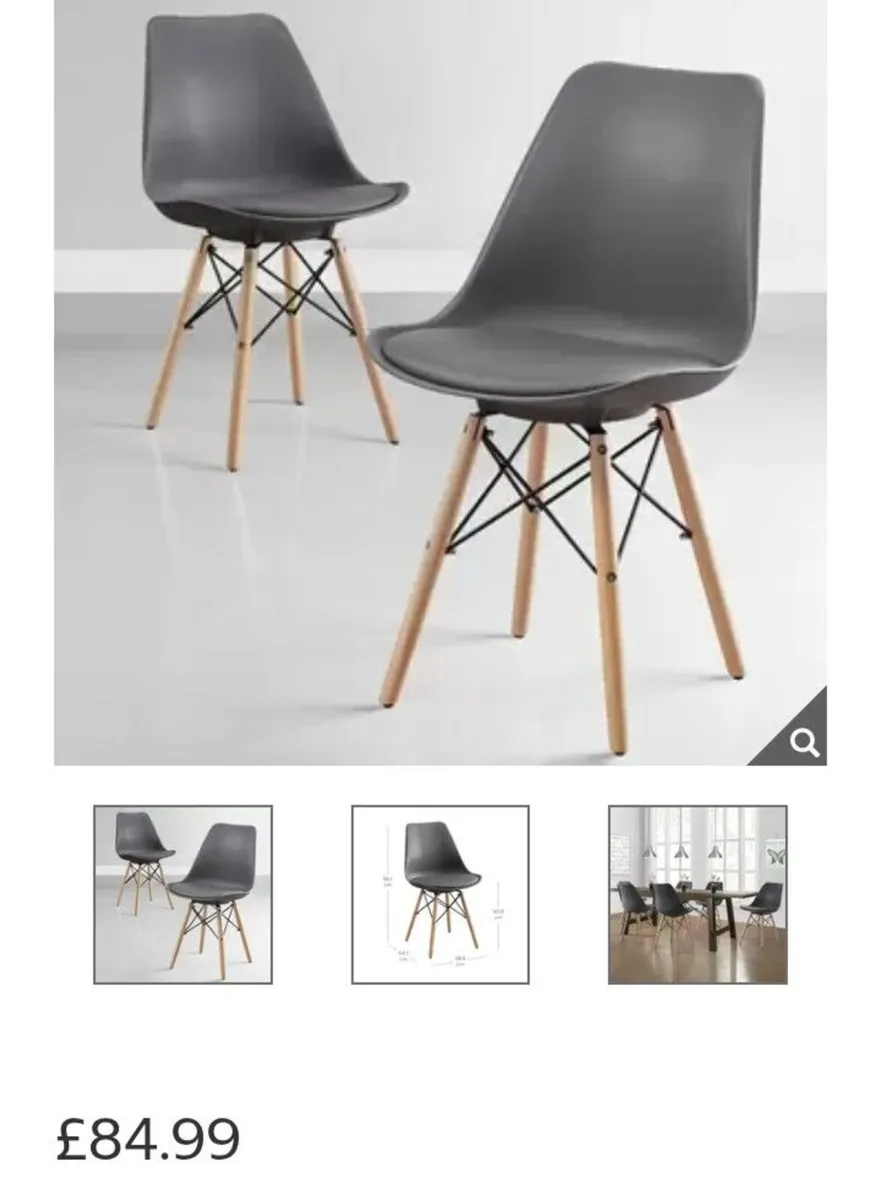 Quality Sturdy Comfortable Kitchen Dining Chairs - Image 2