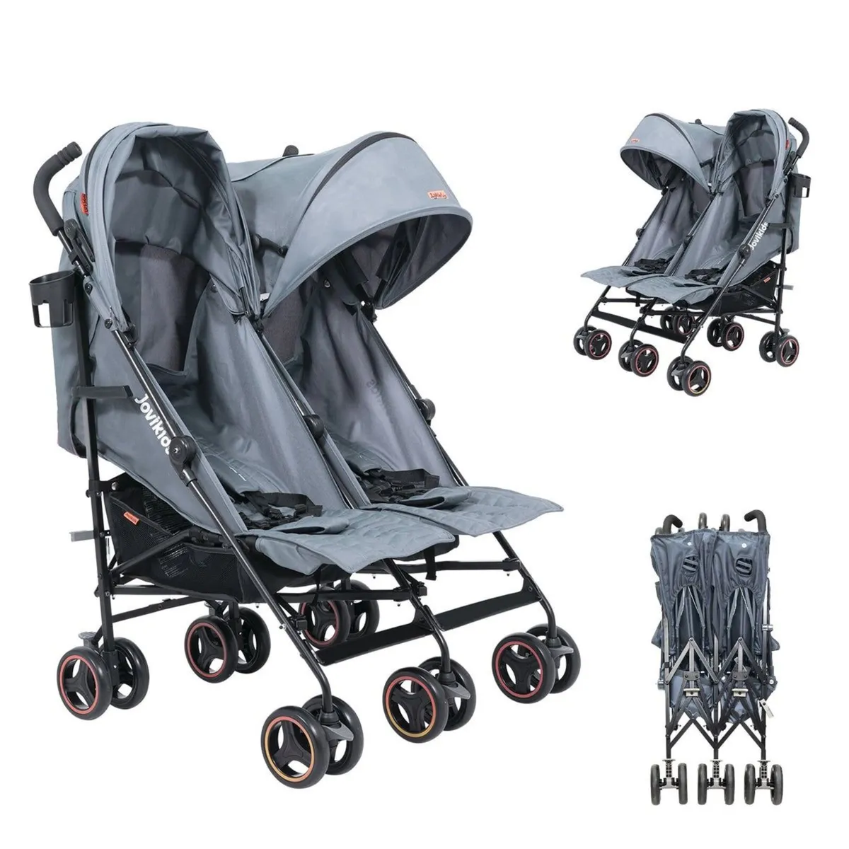 Double buggy (like new) - Image 1