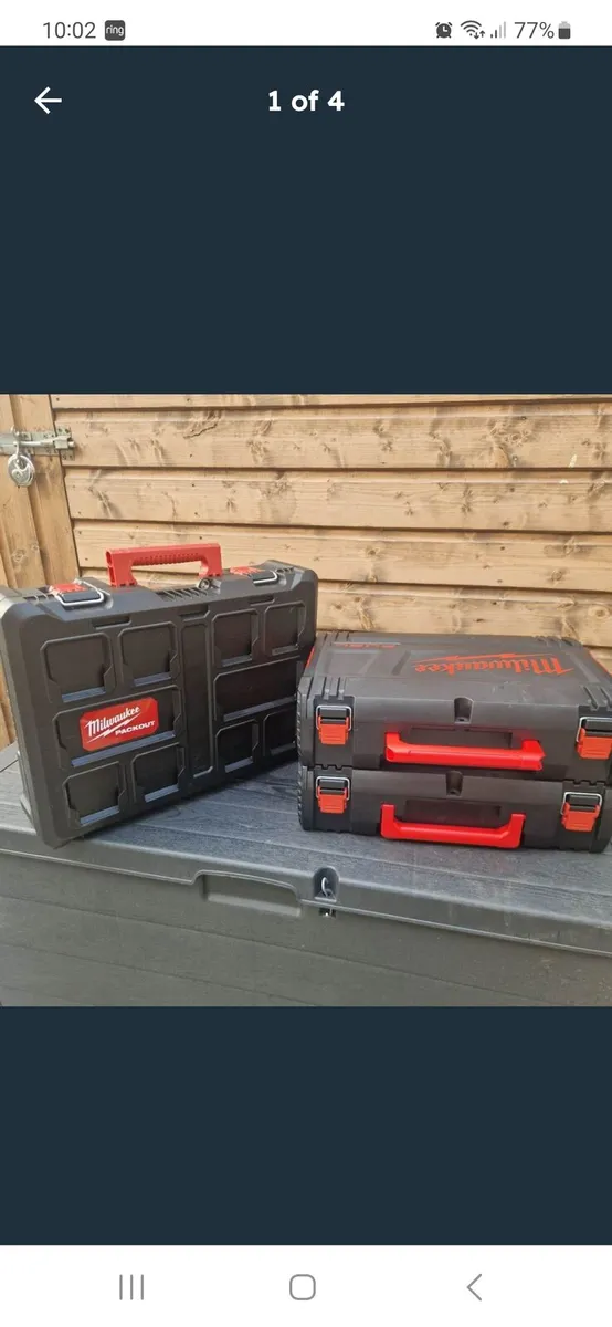 Milwaukee pack out tool box carriers - Image 4
