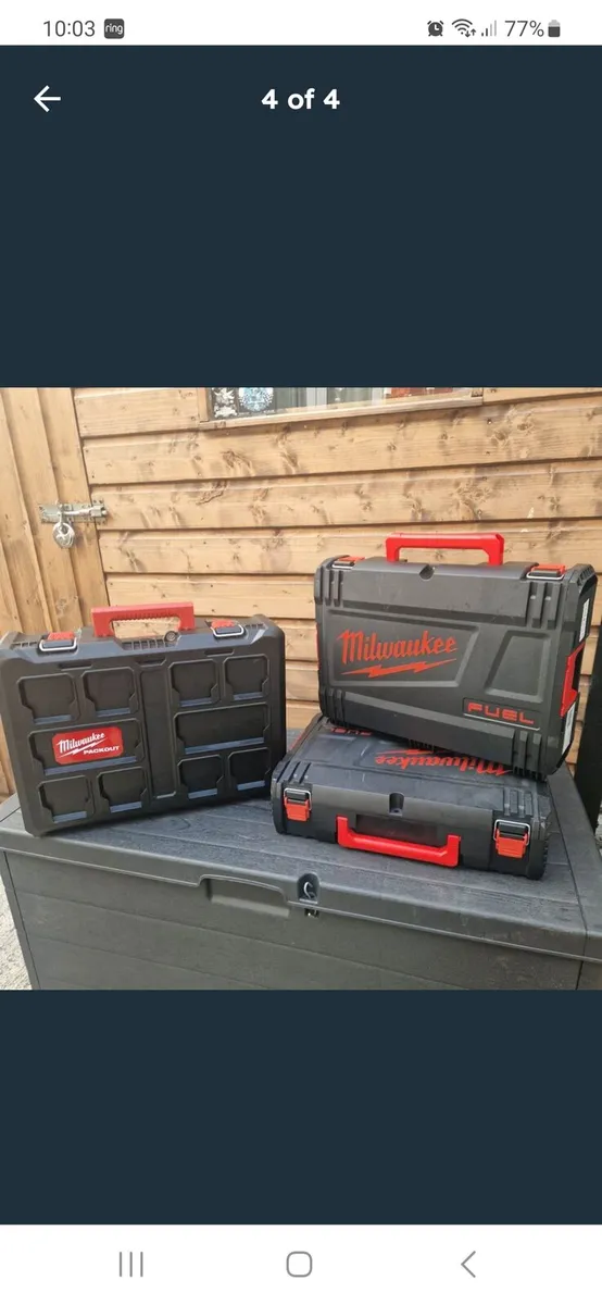 Milwaukee pack out tool box carriers - Image 1