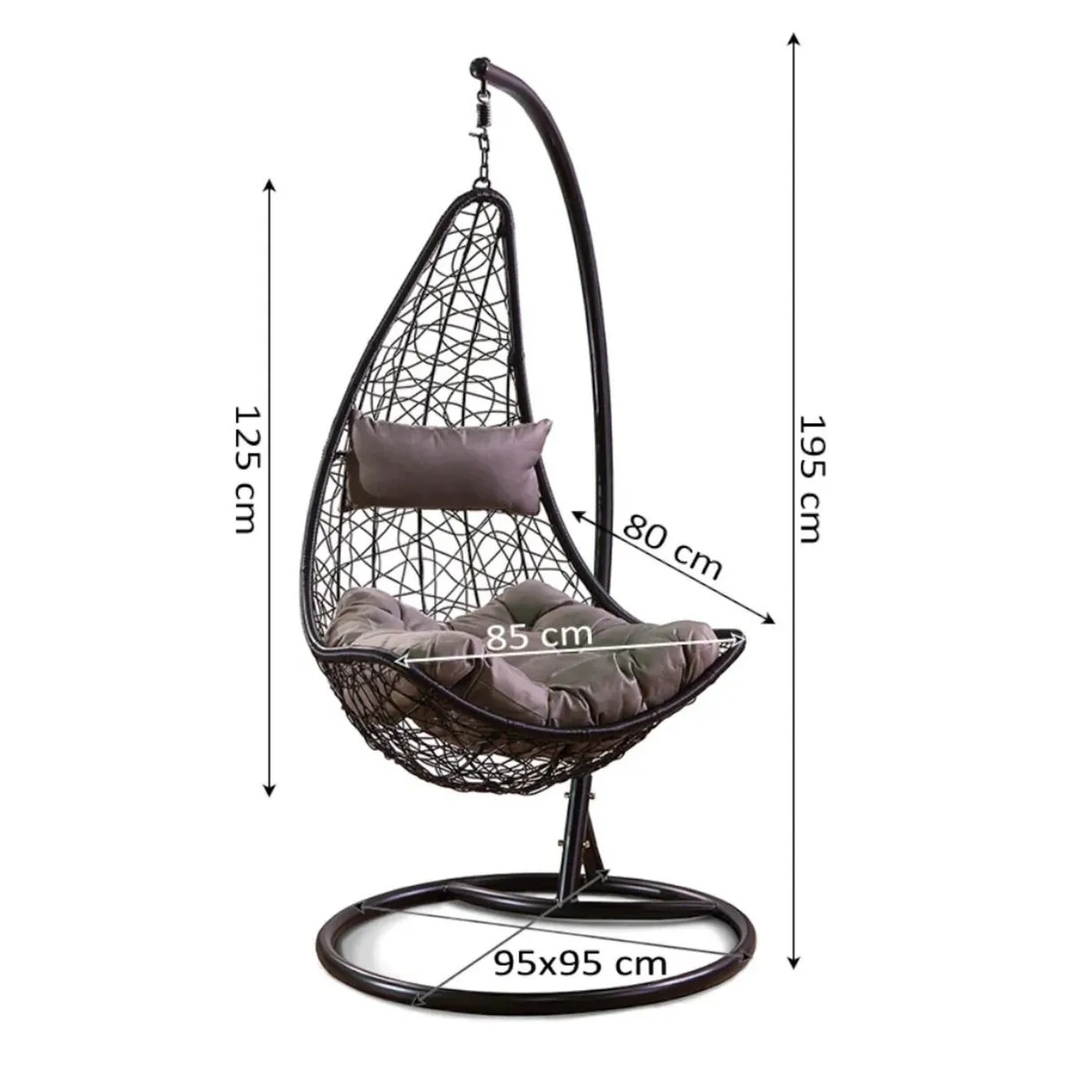 🔥 Summer Sale! Hanging Egg Chair Swing - Image 4