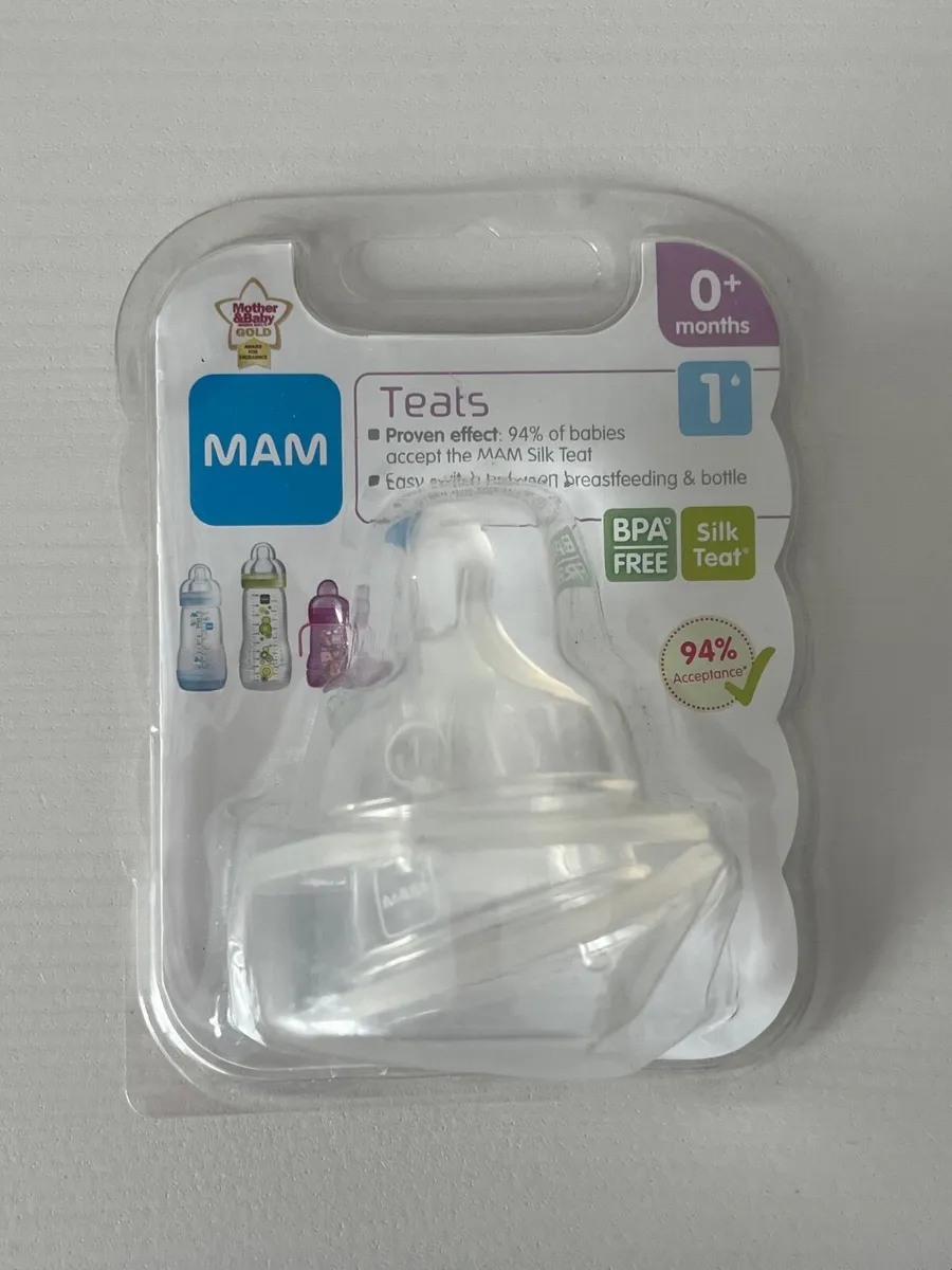 Mam Silicone Teat Size 1 Slow Flow