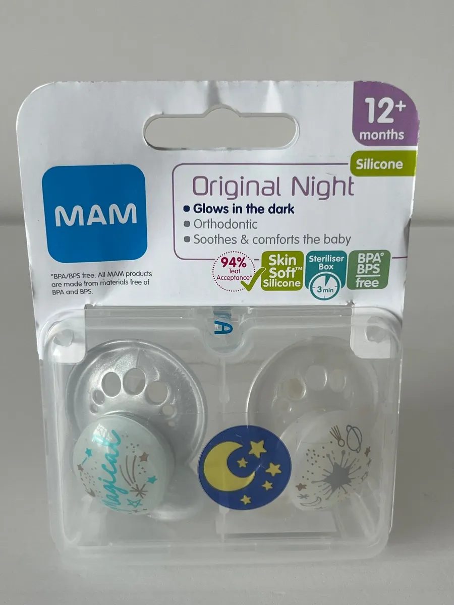 MAM Soothers 12+ Original Night Glow in the Dark