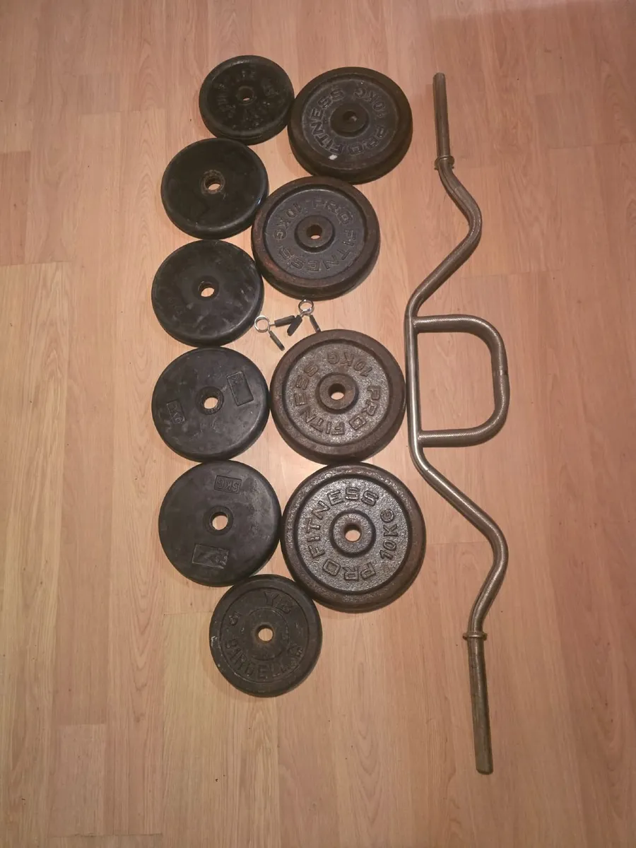 Weights barbell 70kg - Image 1