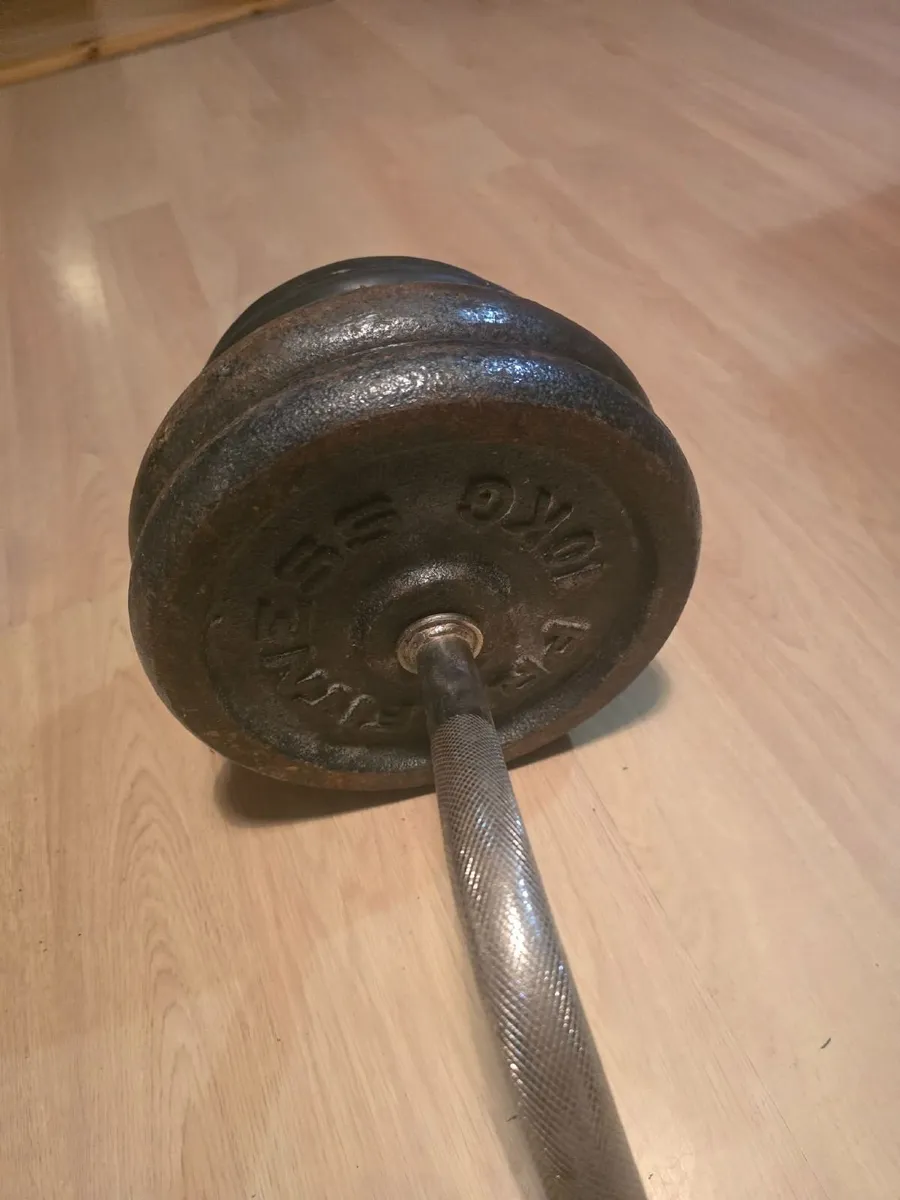 Weights barbell 70kg - Image 2