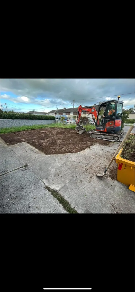MINI DIGGER HIRE CORK CITY GROUNDWORKS - Image 2