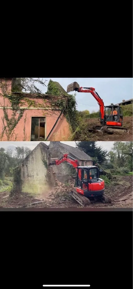 MINI DIGGER HIRE CORK CITY GROUNDWORKS - Image 3