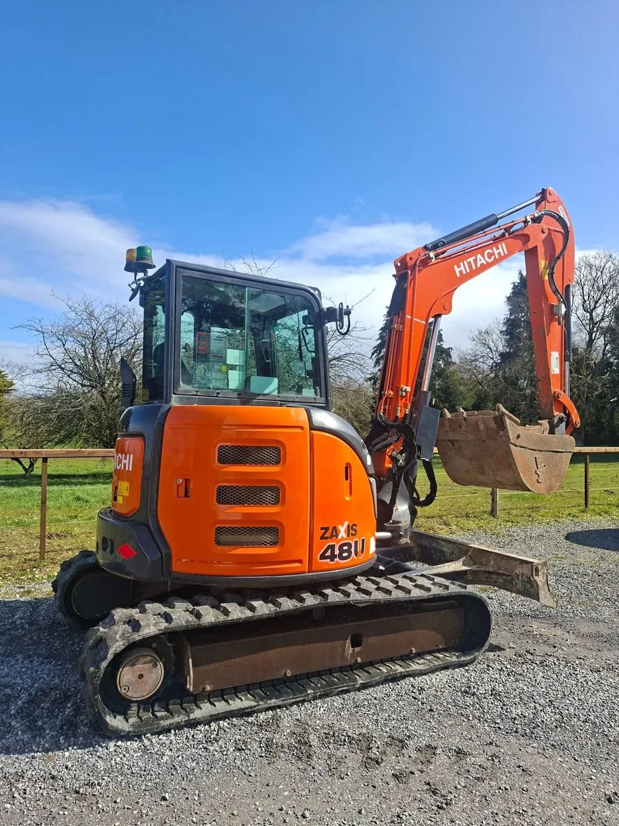 2019 Hitachi ZX48U New Tracks 3 buckets - Image 1