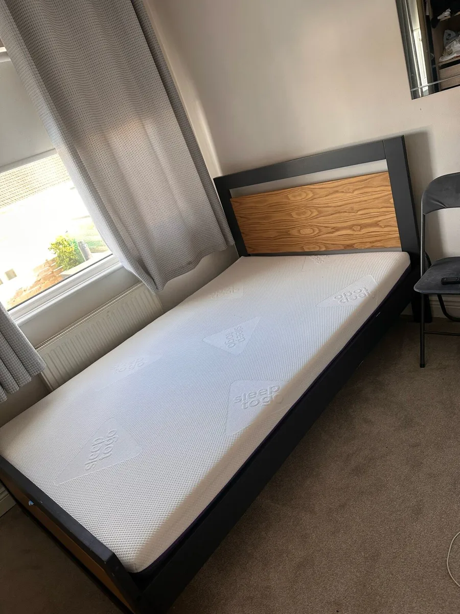Bed frame and mattress - Image 2