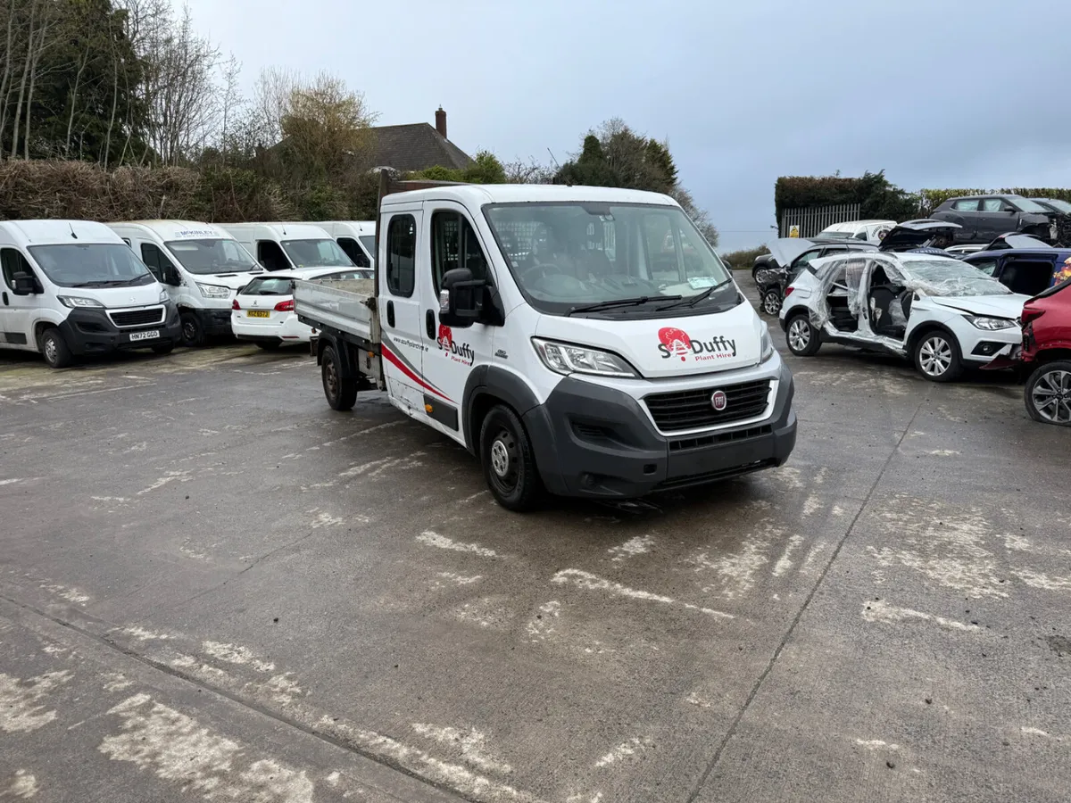 2016 Fiat Ducato 2.3 crewcab drop side - Image 1