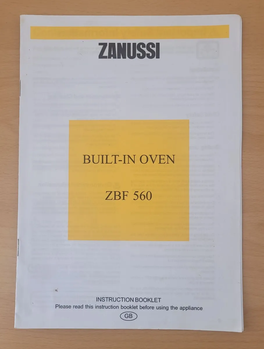 Zanussi Built-In Oven - Image 3