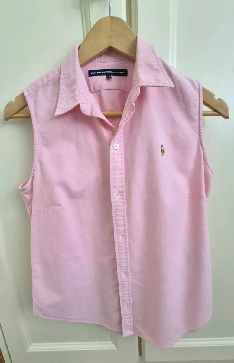 RL ladies sleeveless shirt - Image 1