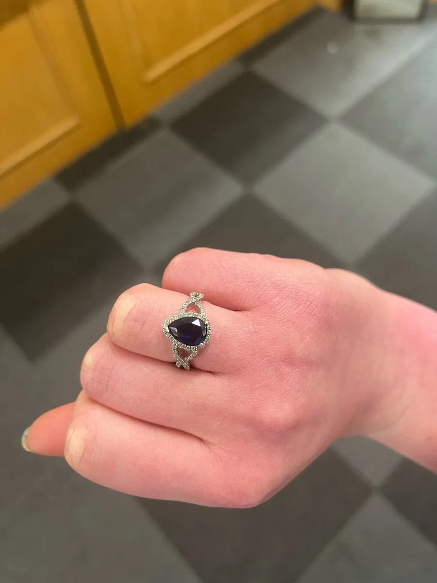 925 silver CZ ring - Image 2