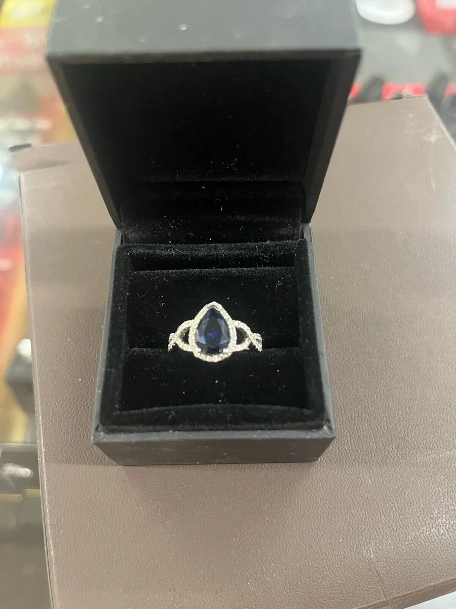 925 silver CZ ring - Image 1