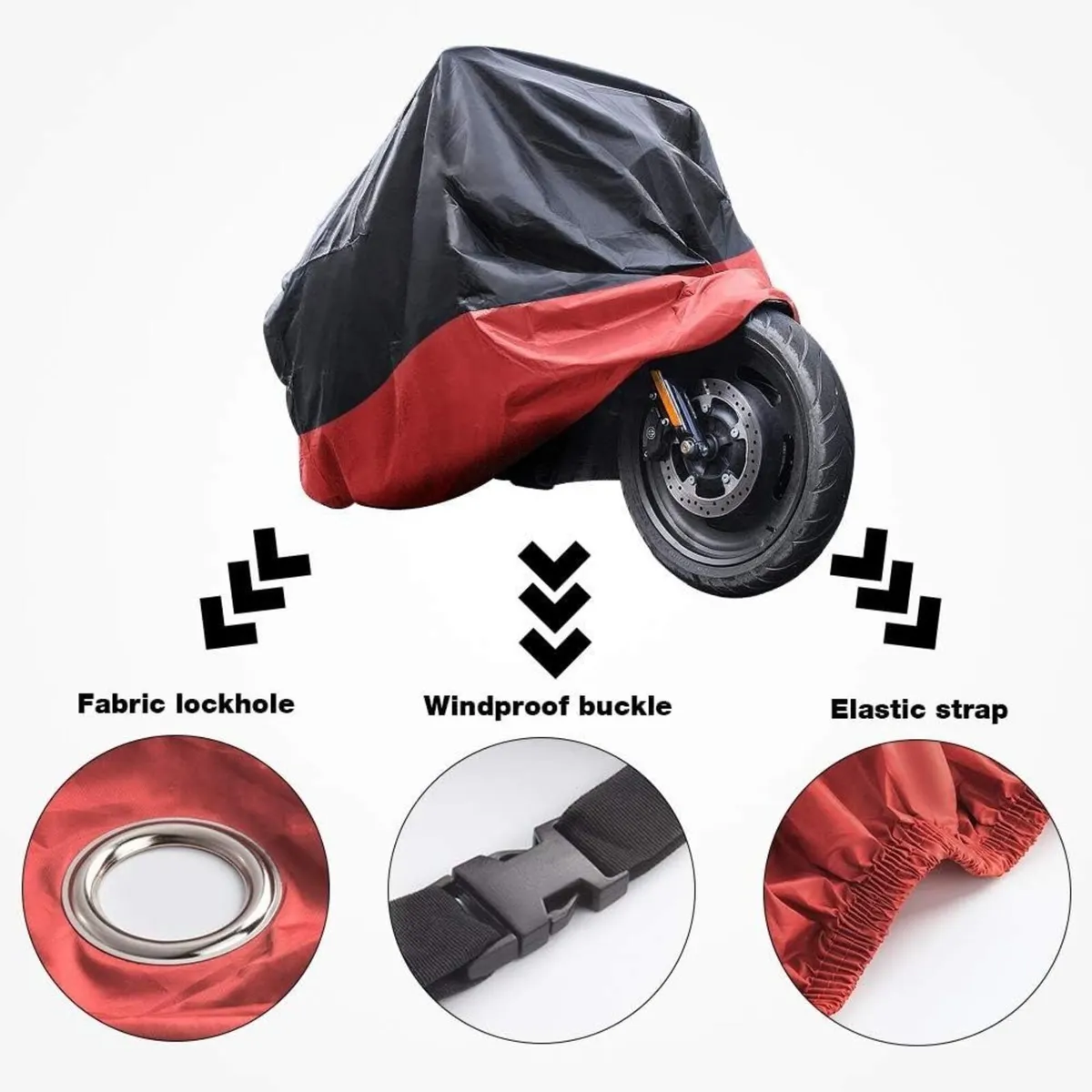 Outdoor Motorcycle Cover 210D Waterproof Outdoor - Image 4
