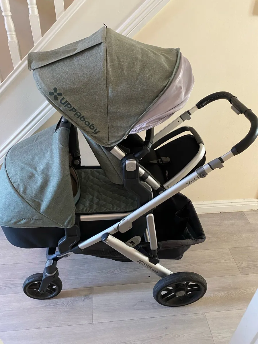Uppababy Vista V2 (Emmett Green Mélange) - Image 1