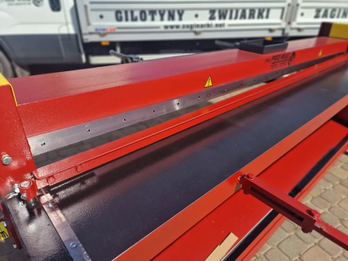 sheet metal guillotine 2,5m-1.2mm steel NEW - Image 2