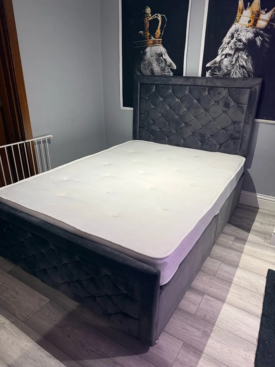 Double bed and Mattress - Image 1