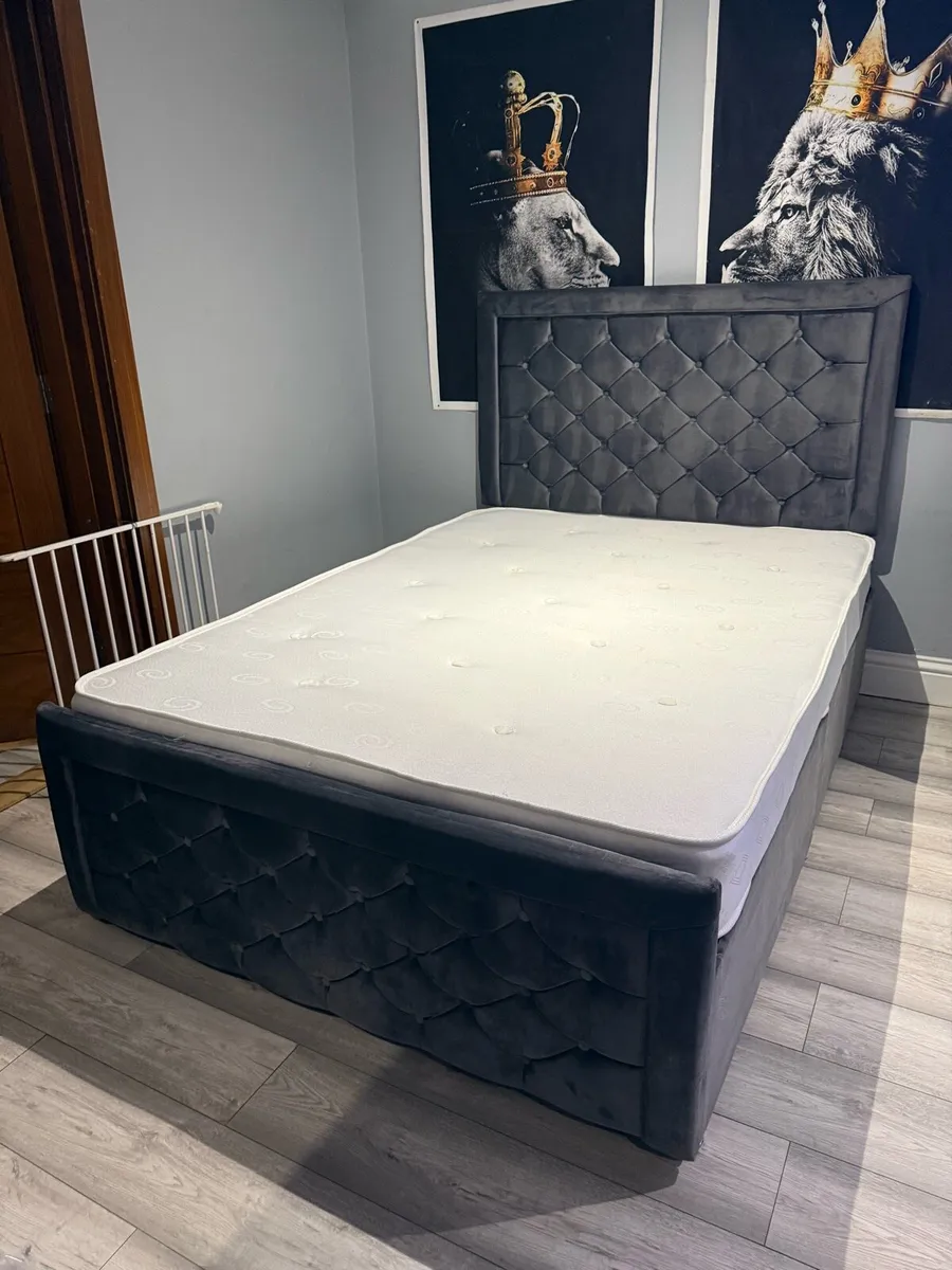 Double bed and Mattress - Image 3