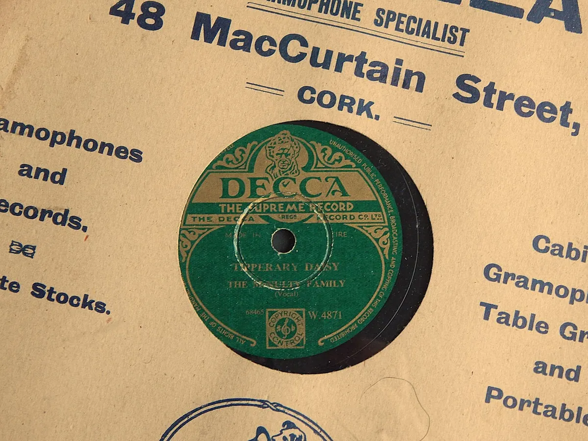 Vintage Framed Gramophone Record - Image 3