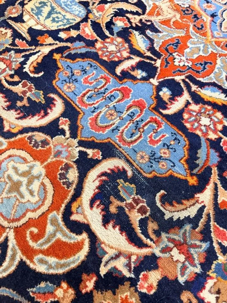 Stunning 1960s Kashmar Pictorial Rug. A Masterpiece of Persian Craftsmanship - Image 4