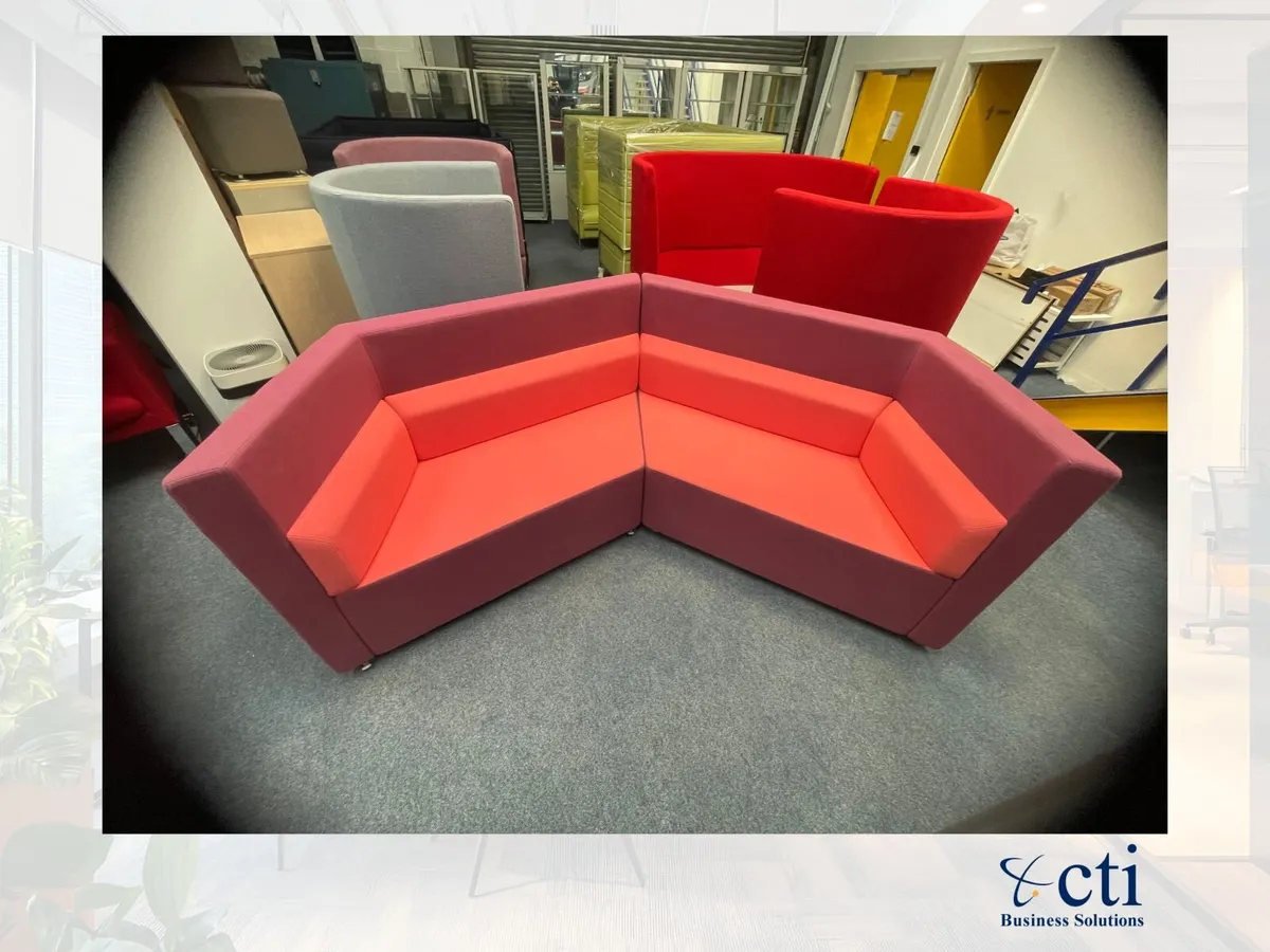 Office Lounge Seating - 2 Piece - Grade A - Image 3