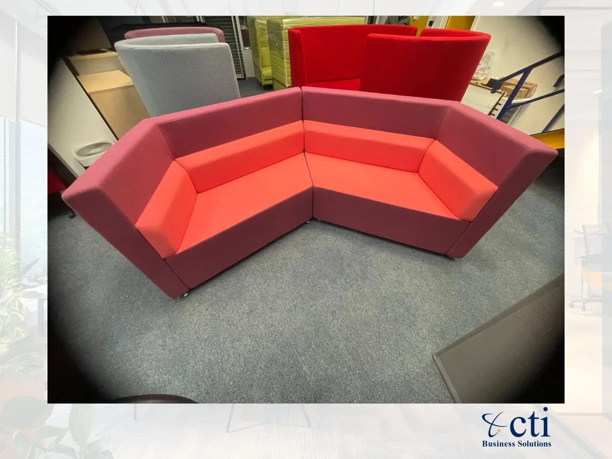 Office Lounge Seating - 2 Piece - Grade A - Image 4