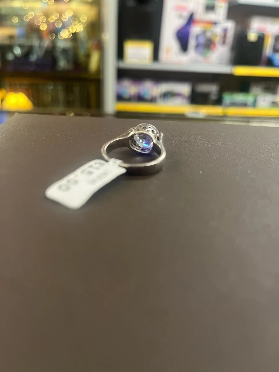 925 silver CZ ring - Image 3
