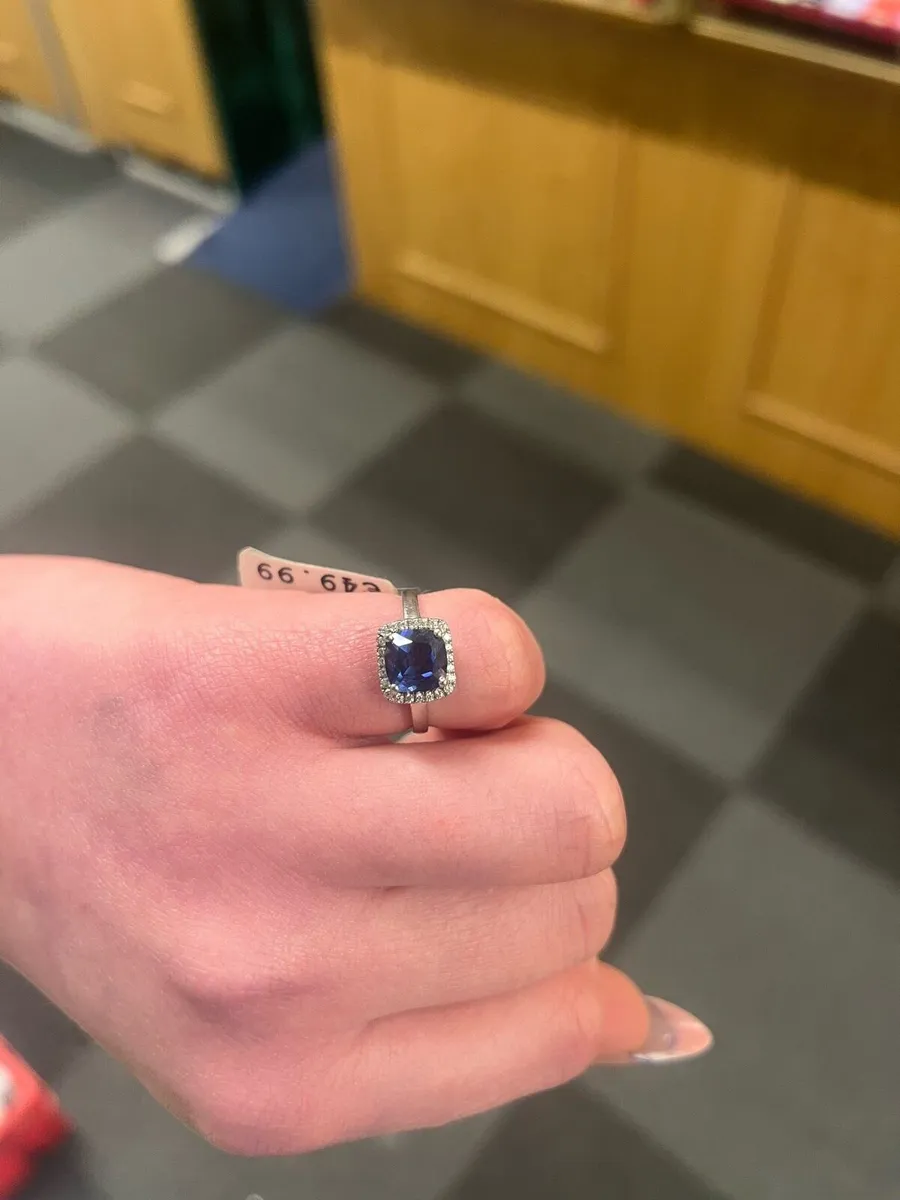 925 silver CZ ring - Image 3