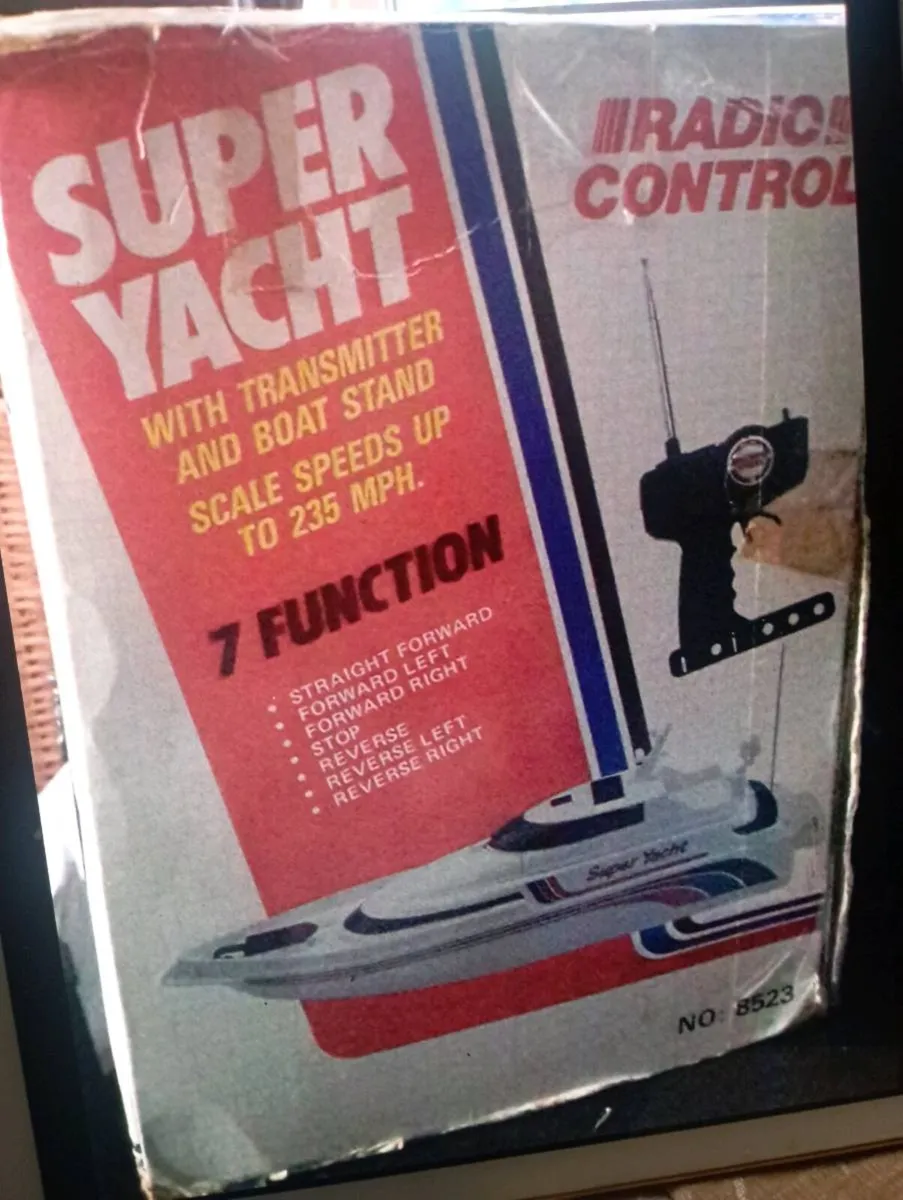 SUPER YACTHT  RADIO CONTROL WITH TRANSMITTER &BOAT - Image 2
