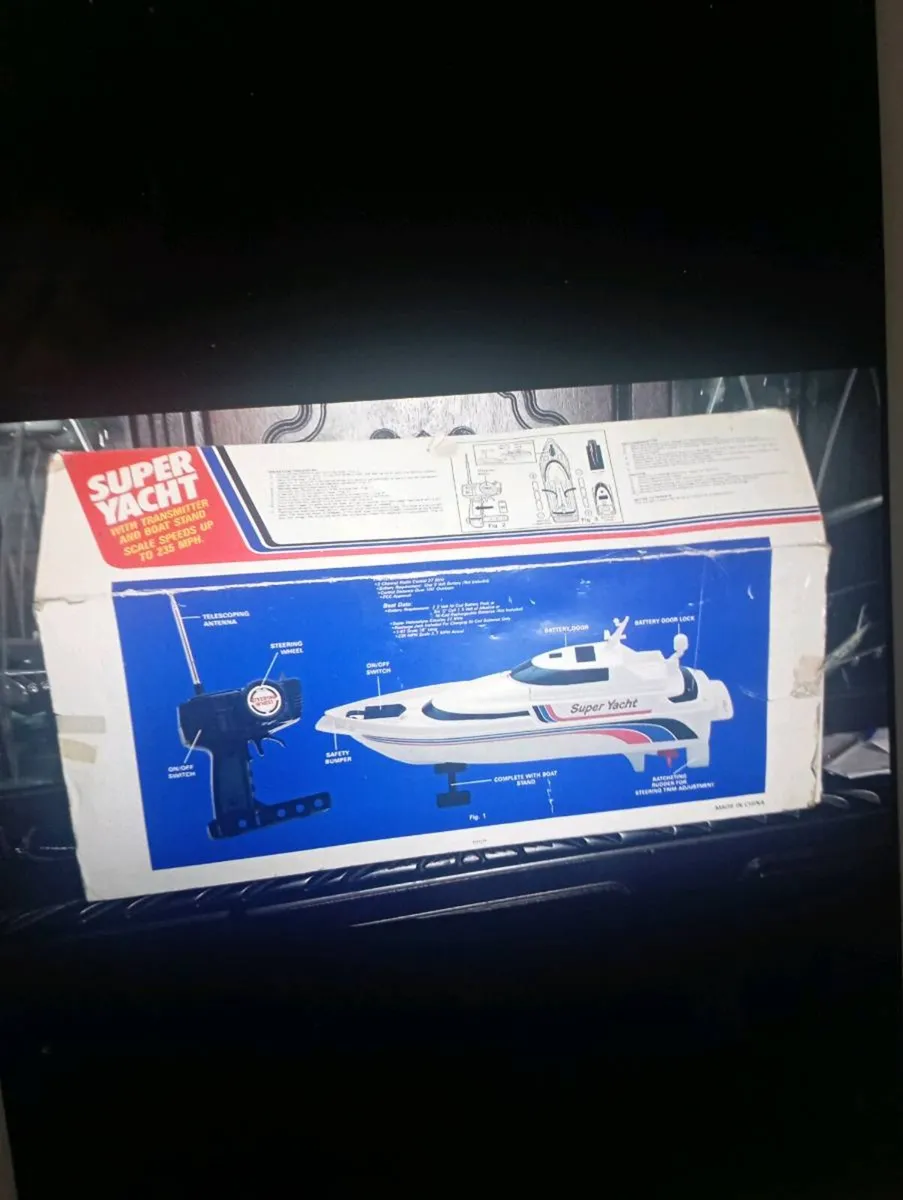 SUPER YACTHT  RADIO CONTROL WITH TRANSMITTER &BOAT - Image 4