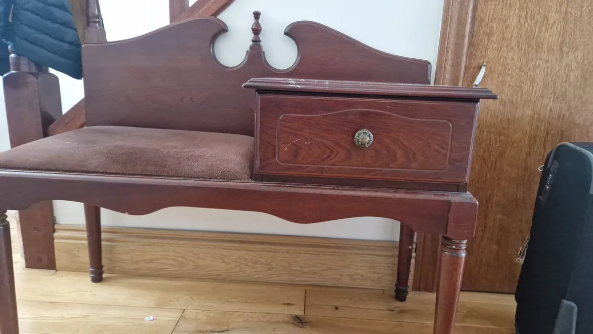 Sofa, display cabinet, bed base, hallway table - Image 2