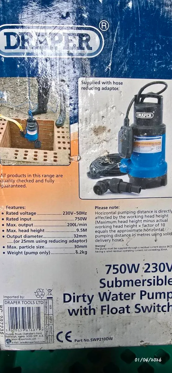 Draper submersible pump - Image 2