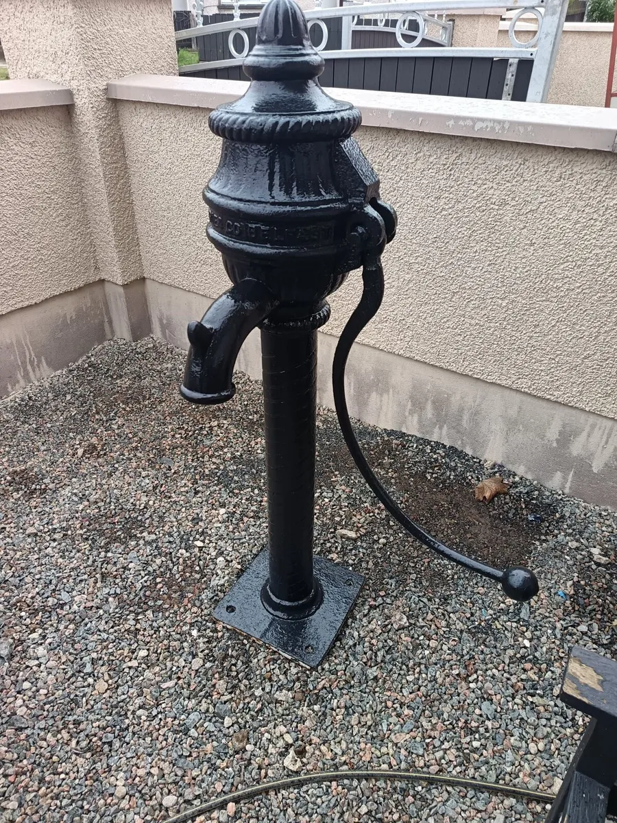 Original antique cow tail pump - Image 3