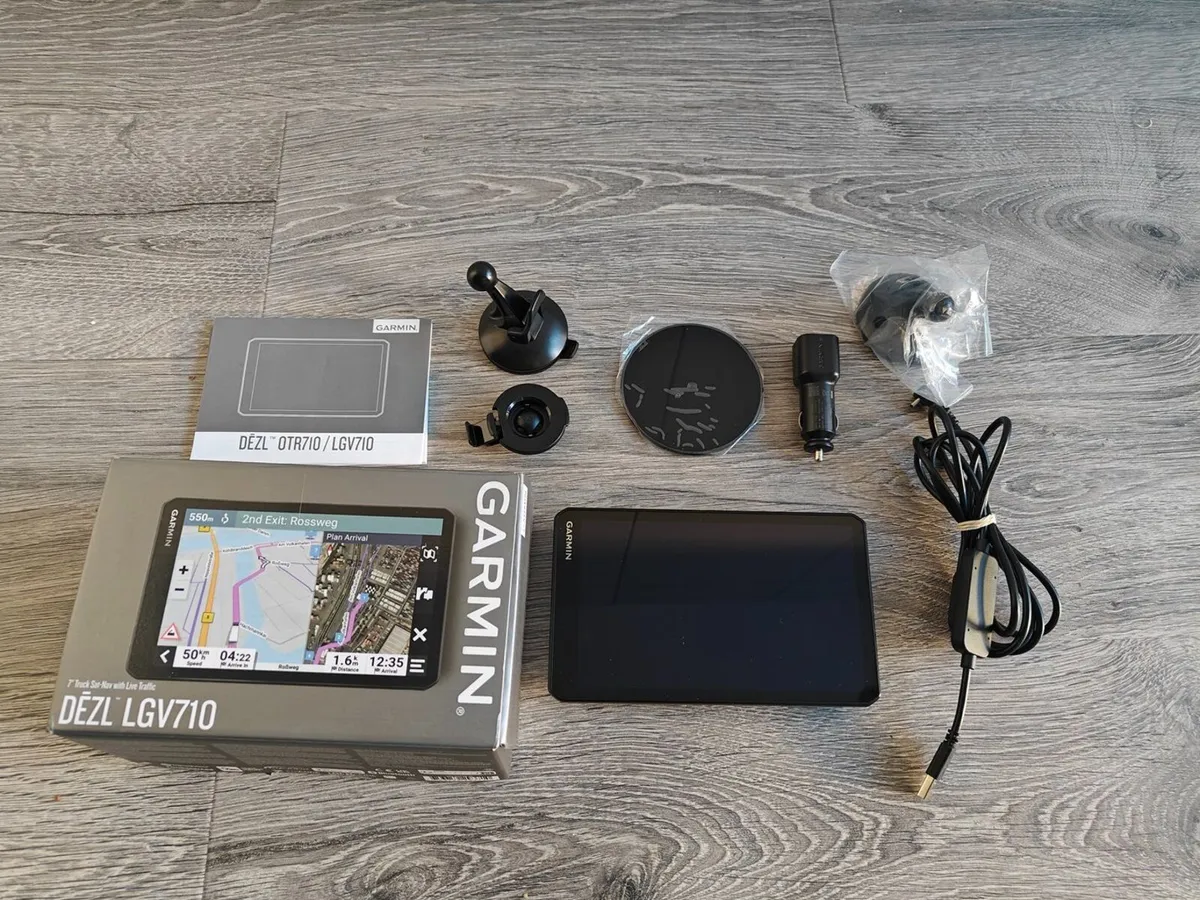 Garmin Dezl LGV710 HGV sat nav - Eircodes - Europe - Image 1