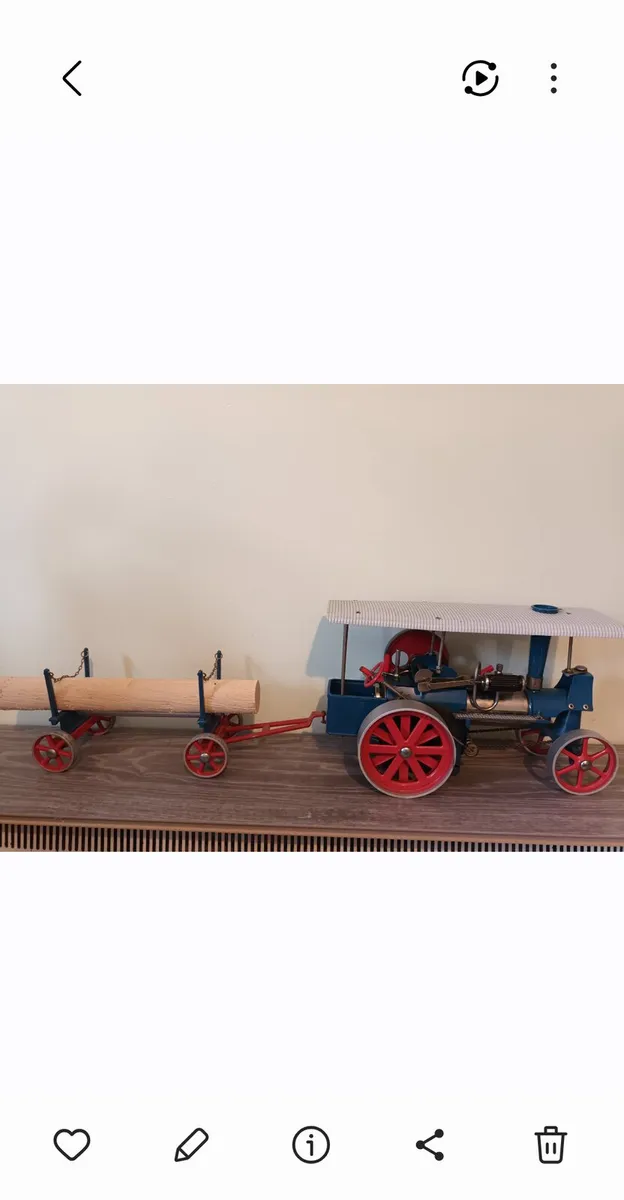 Steam traction engine trailer - Image 1