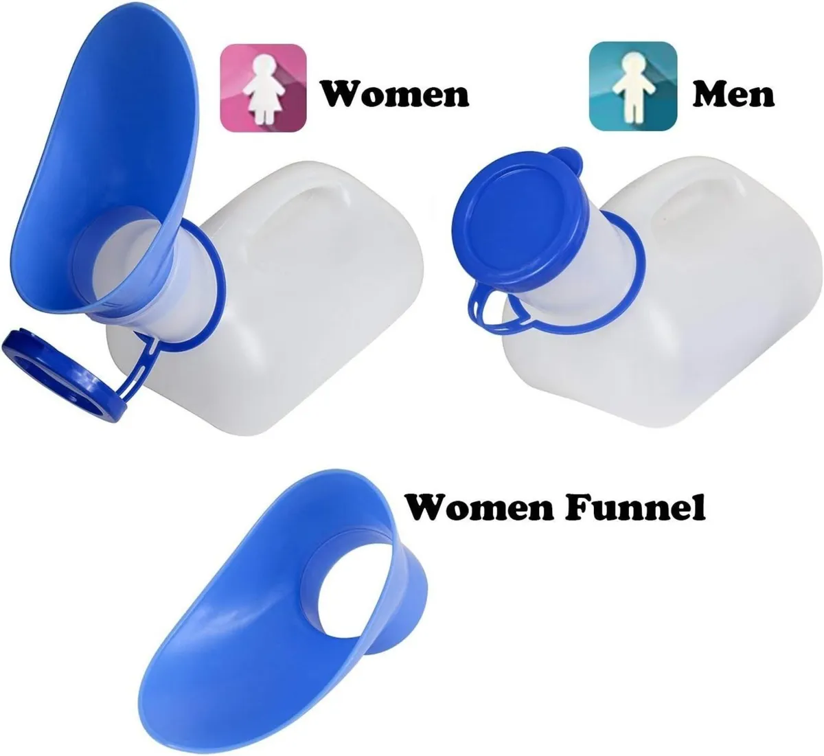 Urinal Unisex Portable Travel Toilet Bottle Set - Image 4