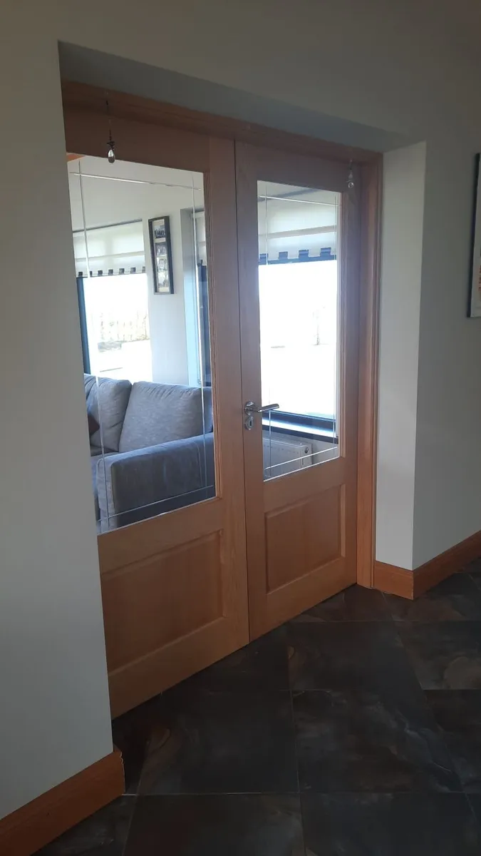Glazed Internal Double Doors - Image 4