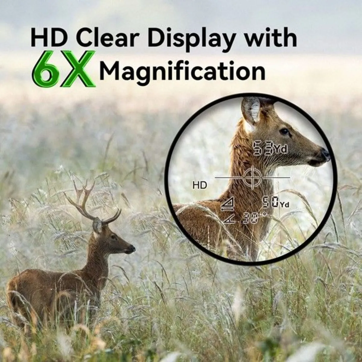 Mileseey Hunting Rangefinder, 900 Yards, Rain Mode - Image 4